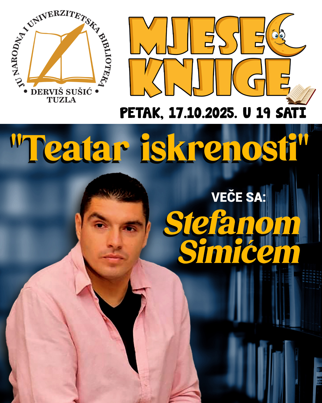 Najava večeri sa Stefanom Simićem: “Teatar iskrenosti”